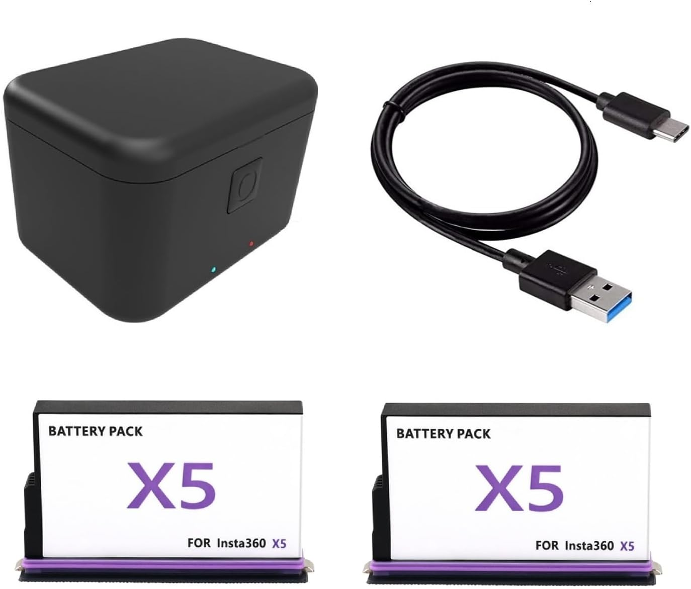 Max Battery Kit for Insta360 X5 image number 5