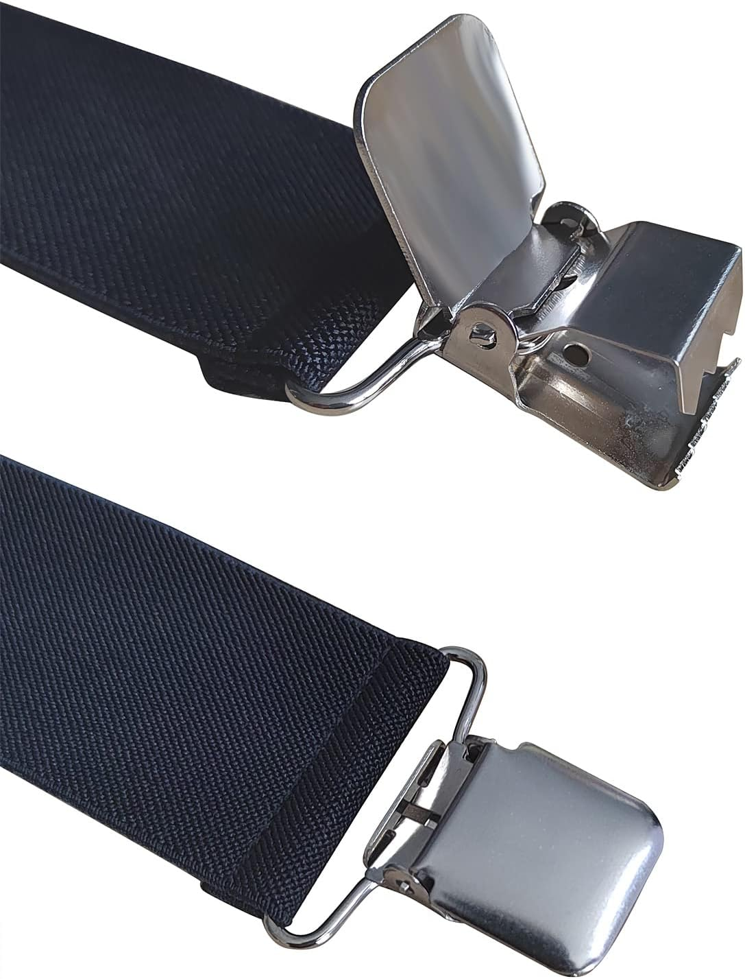 Suspenders for Men Duty,5Cm Wide Adjustable Elastic X Back Suspender