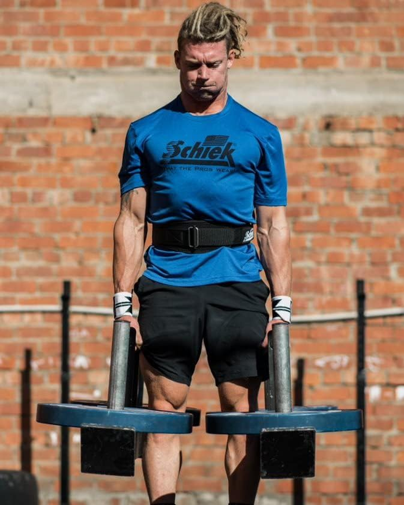 Schiek Sports Model 2004 Nylon 4 3/4" Weight Lifting Belt - Small - Black image number 2