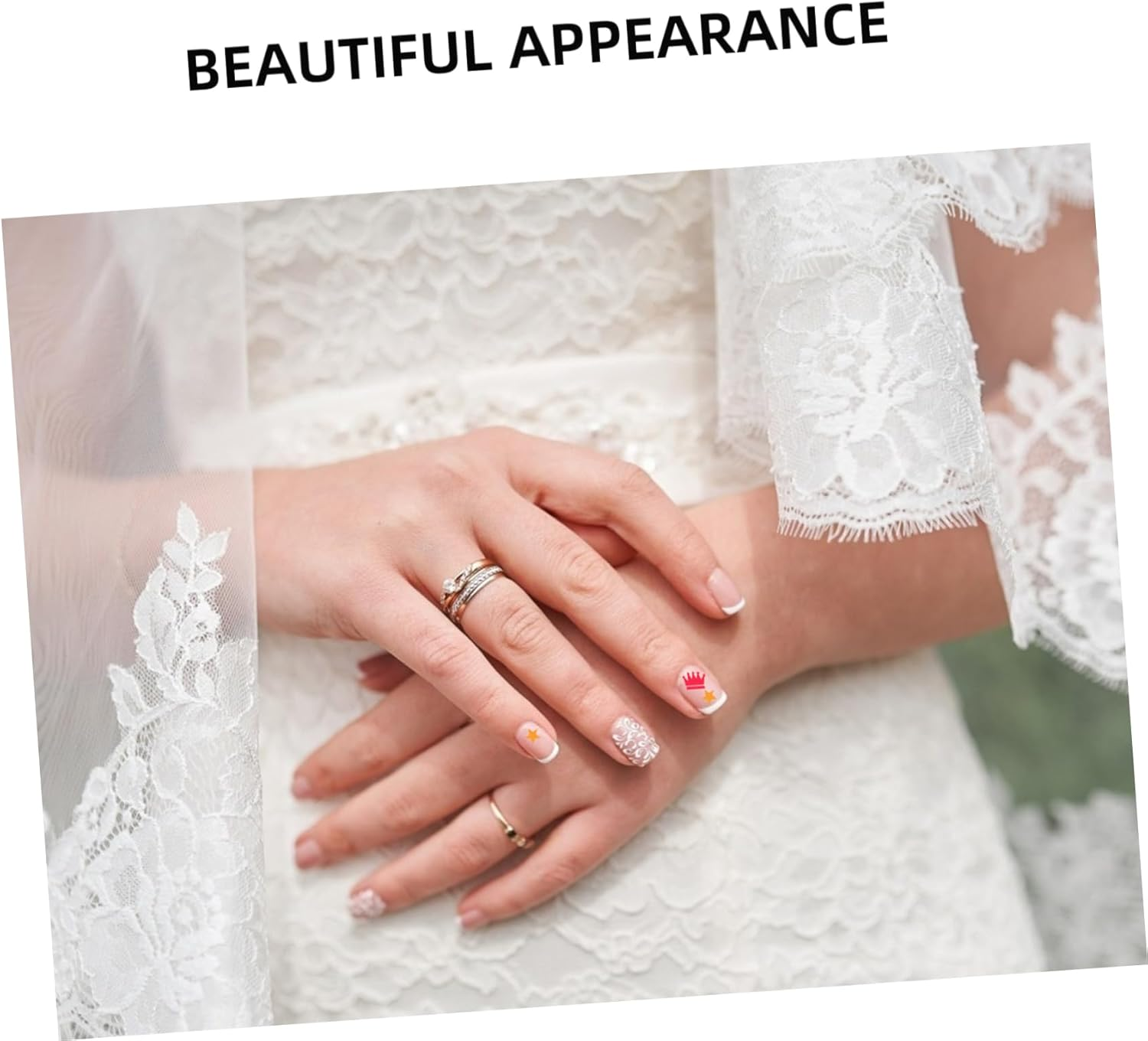 AUTSUPPL 5Pcs Nail Stamping Plates Kit Reusable Nail Art Stencils Templates for DIY Manicure Home Use with Variety Designs image number 5