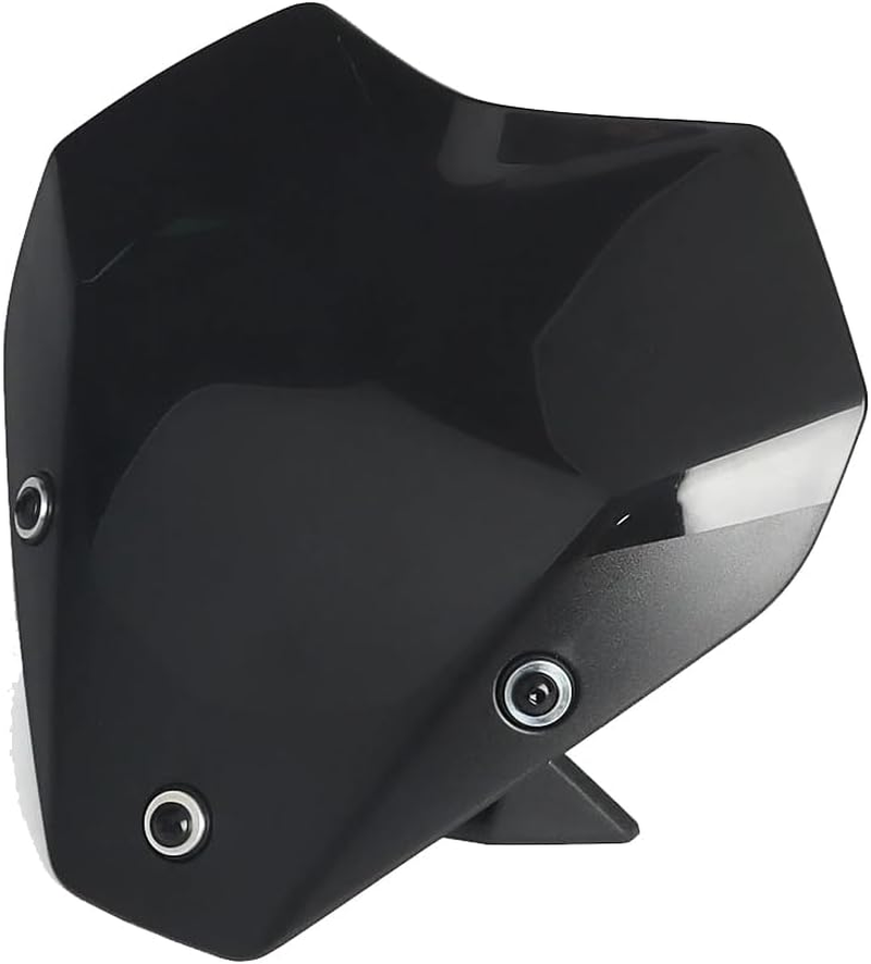 Motorcycle Wind Deflector Screen Windshield Spoiler Windscreen Shield Spoiler Fit for BMW S1000R S 1000 R 2021-2025 (Black)