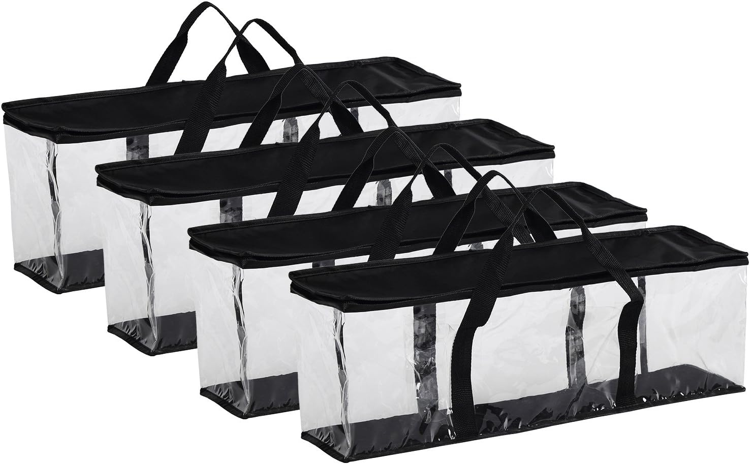 Fasmov Set of 4 DVD Storage Bags Hold up to 160 Dvds (40 Each Bag)