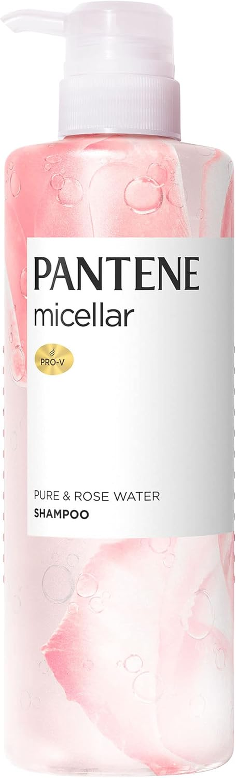 Pantene Micellar Non Silicone Shampoo Pure & Rose Water Pump, 16.9 Fl Oz (500 Ml) image number 6