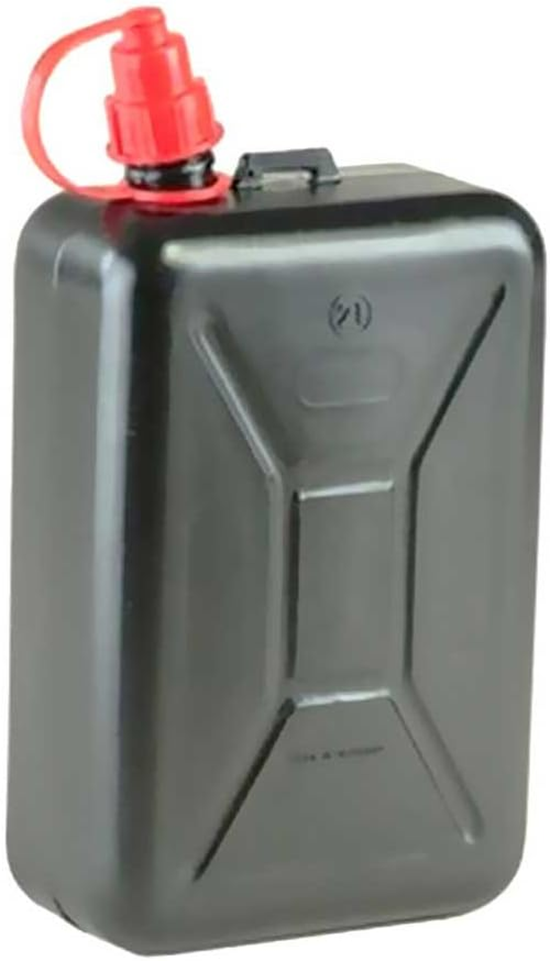 H&uuml;nersdorff 810201 Fuel Canister Standard 2 Litres, Replacement Canister for Motorcycles, Integrated Spout Nozzle, HD-PE, Made in Germany, T&uuml;v-Tested Production, Black image number 3
