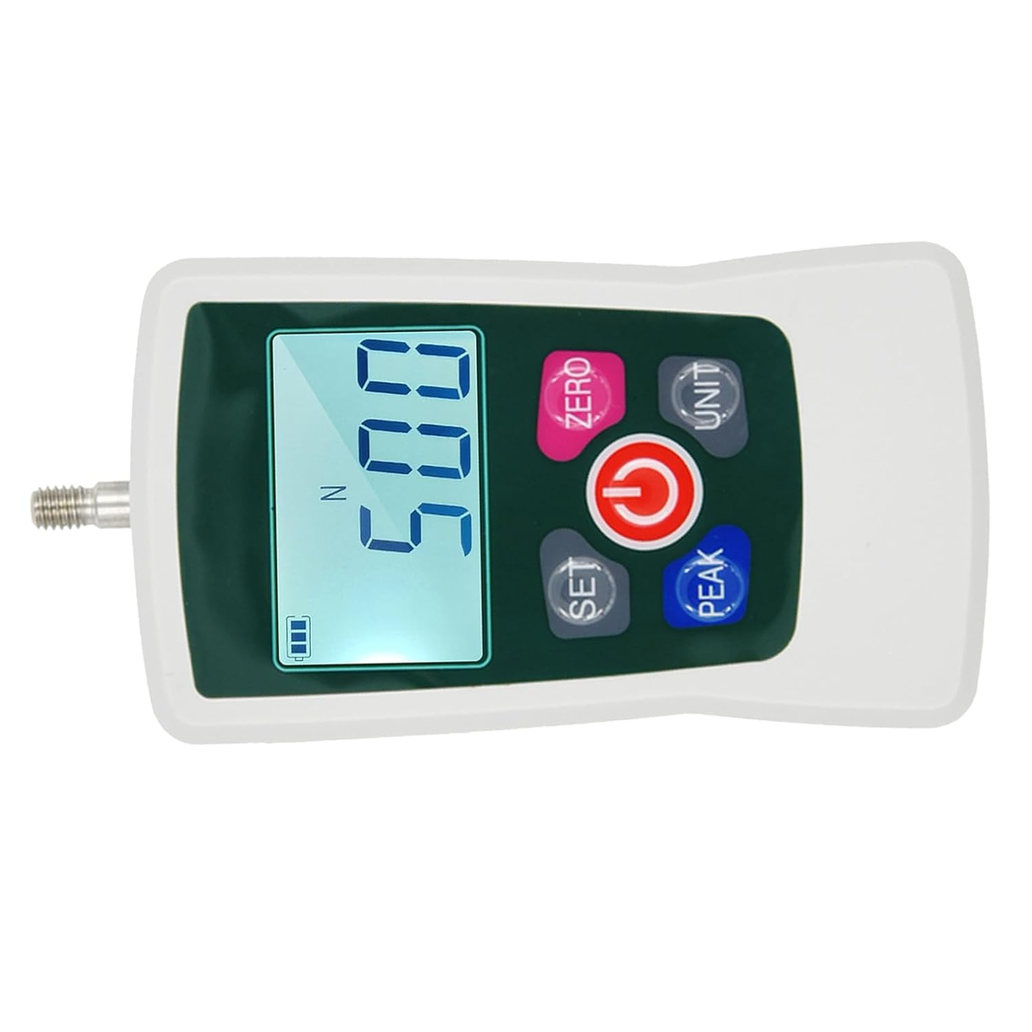 Digital Force Push Pull Meter 500N, Ergonomic Handheld Design with Backlit Display, Multiple Measurement Modes, Auto Shutdown, Ideal for Accurate Force Testing in Gray image number 5