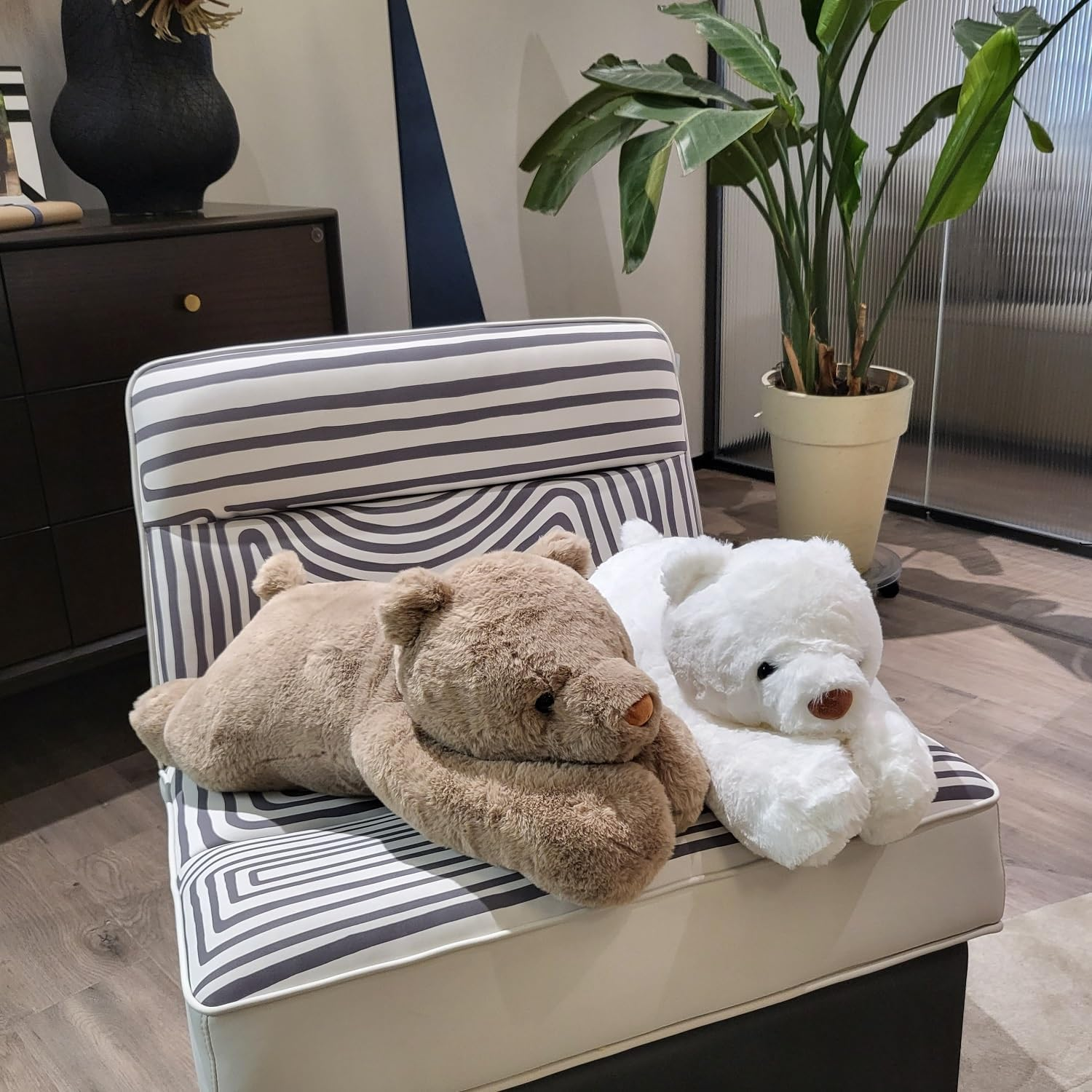 4Lbs Bear Weighted Stuffed Animals, 24 Inch Weighted Plush Stuffed Animals for Adults, Cute Soft Weighted Plush Throw Animal Pillow Toy, Birthday Gifts for Adults Kids image number 5