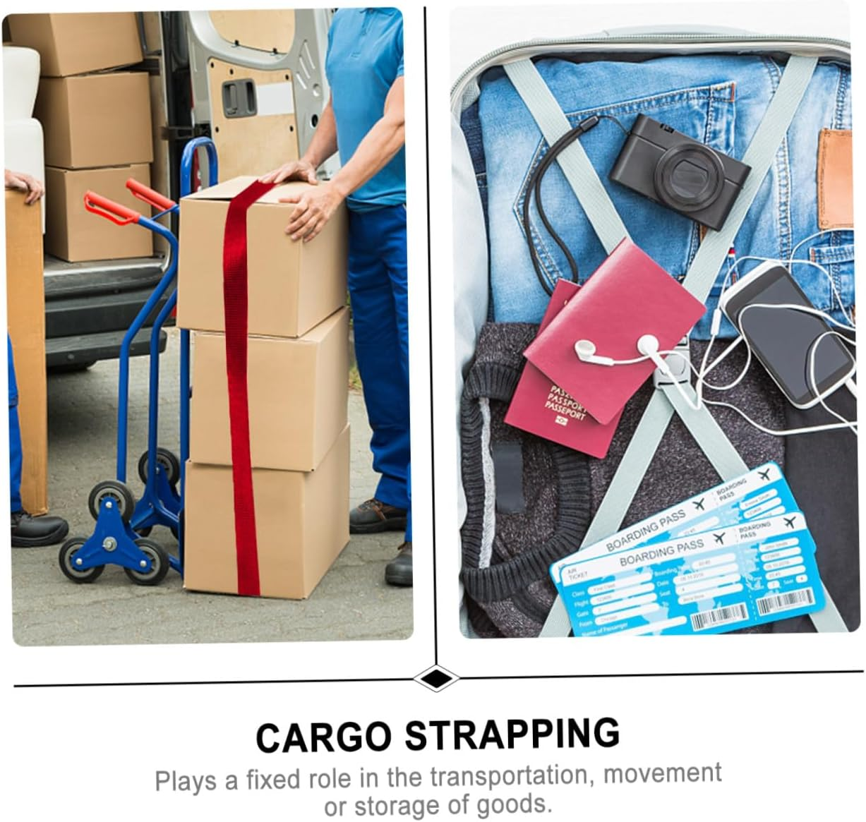 LALAFINA 6Pcs Nylon Lashing Straps for Cargo Luggage Reliable Fastening Belts for Ratchet Strap Use during Travel