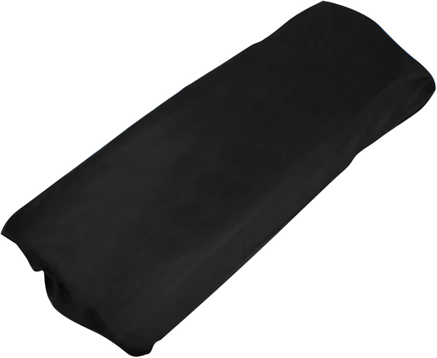 RAYWE 61-Key Piano Keyboard Dust Cover Water-Resistant Canvas Material Foldable Black Electronic Piano Accessories image number 3