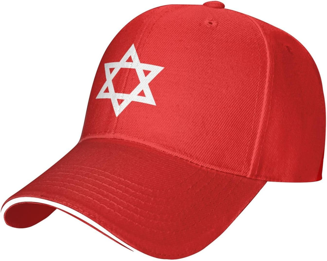Star of David Hat Star of David Baseball Cap Israel Hat for Women Men Trucker Hat Dad Hat Adjustable Hat image number 5