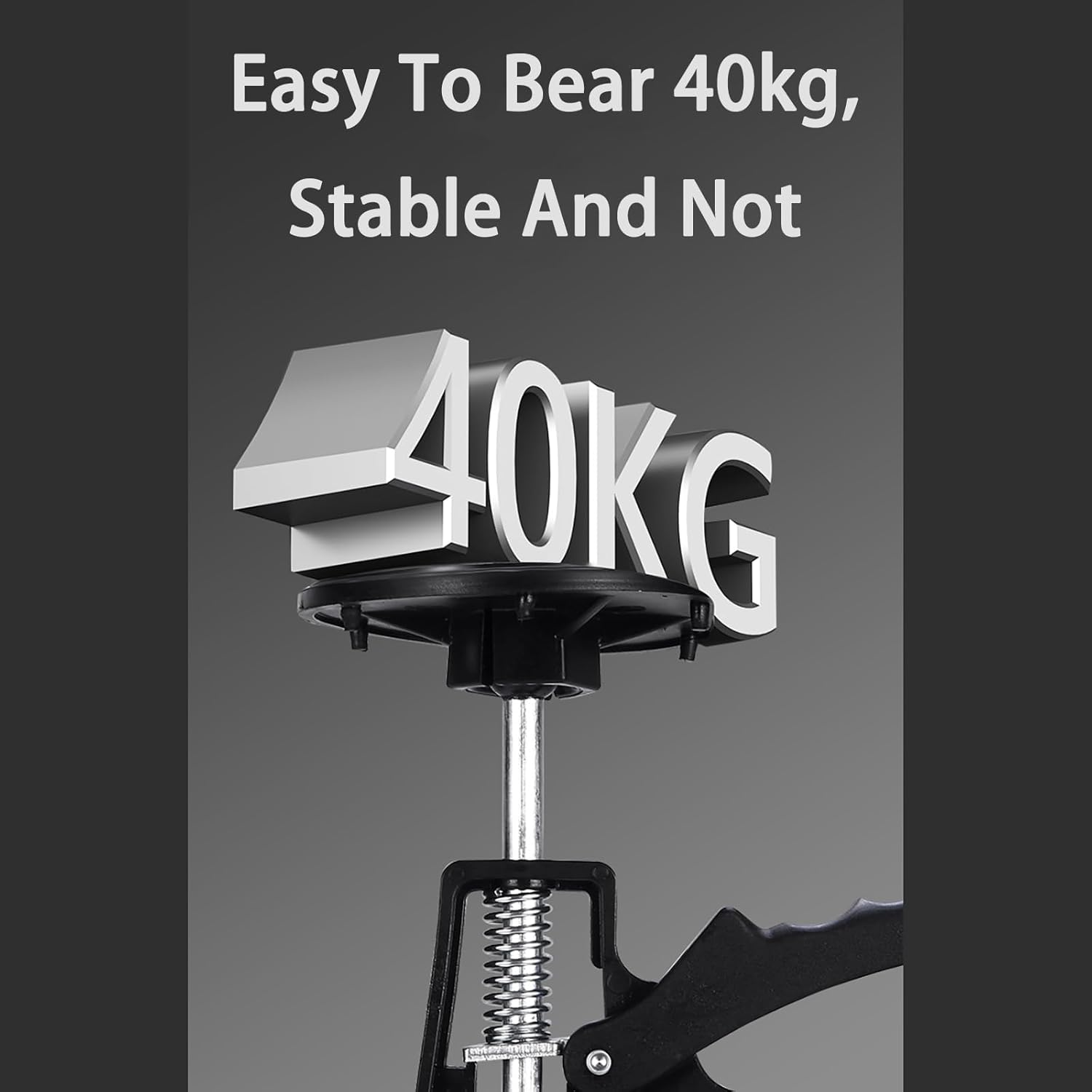 2 Pack Cabinet Jack, 50-115Cm Cabinet Jack Support Pole, Cabinet Steel Telescopic Quick Support Rod, 3Rd Hand Support System for Upper Cabinet Installation, Supports up to 40 Kg (Yellow) image number 6