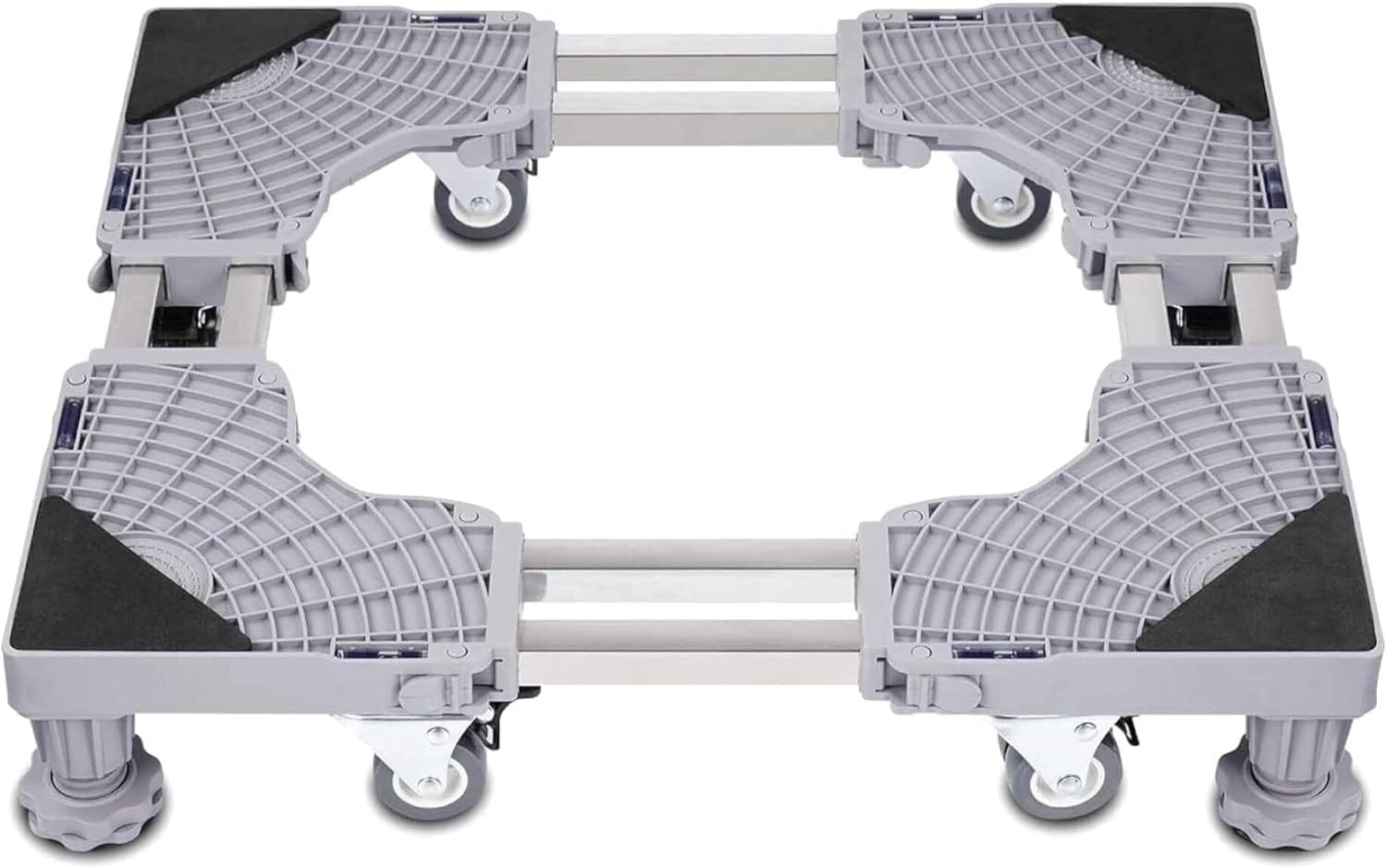 SKYLUXE - Adjustable Appliance Base Stand with Locking Wheels &ndash; Heavy Duty Mobile Stand for Mini Fridge, Washing Machine, Dryer, and Other Appliances &ndash; Easy Height and Width Adjustment