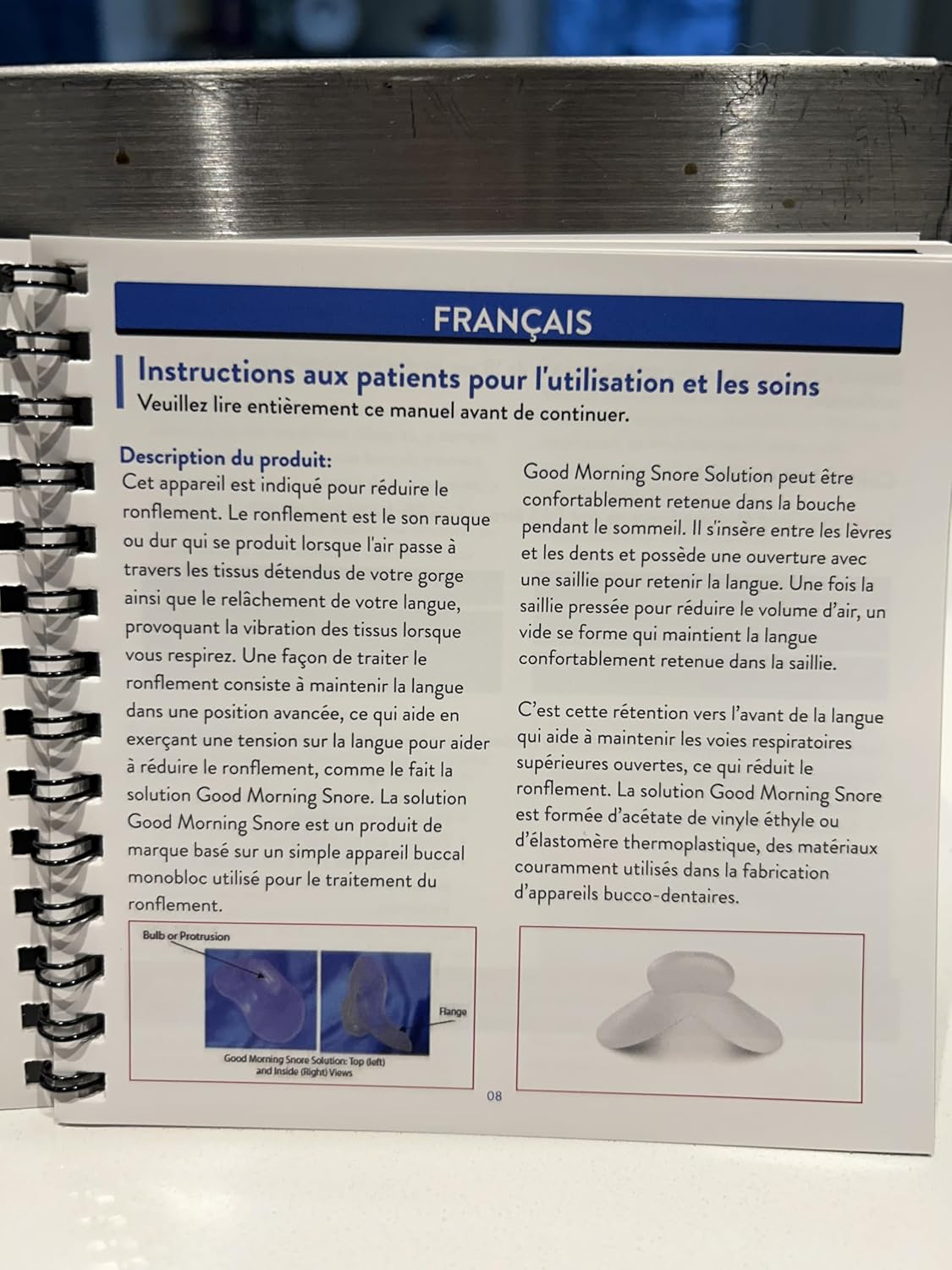 Good Morning Snore Solution Mouthpiece - Oral anti Snoring Mouthpiece Device for Men & Women - Snoring Solution Nighttime Mouth Guard for Jaw - Oral Health and Personal Care Products for Sleeping image number 4