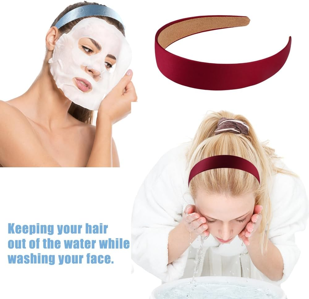 Pack of 6 Women'S Headbands, DIY Design Headband, Women'S Wide Headband, for Holiday Outfits, Everyday Outfits, Home Use image number 4