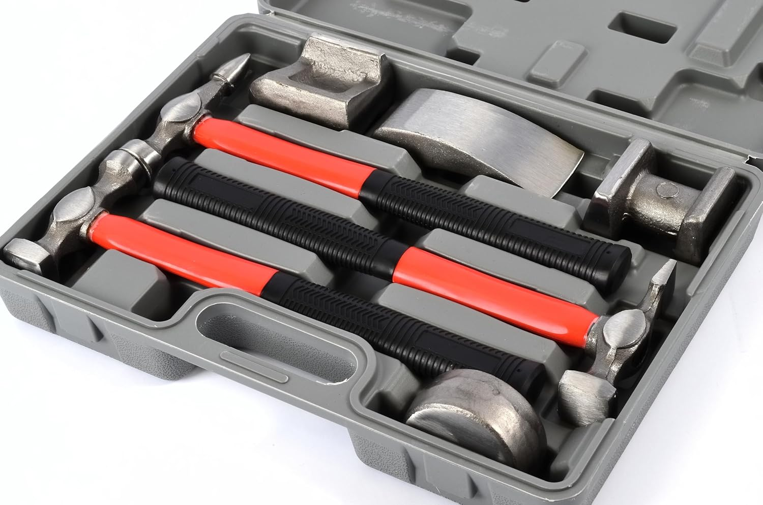 Hilka Tools 12750007 Pro Craft Panel Beating Kit, Silver, Set of 7 Pieces image number 1