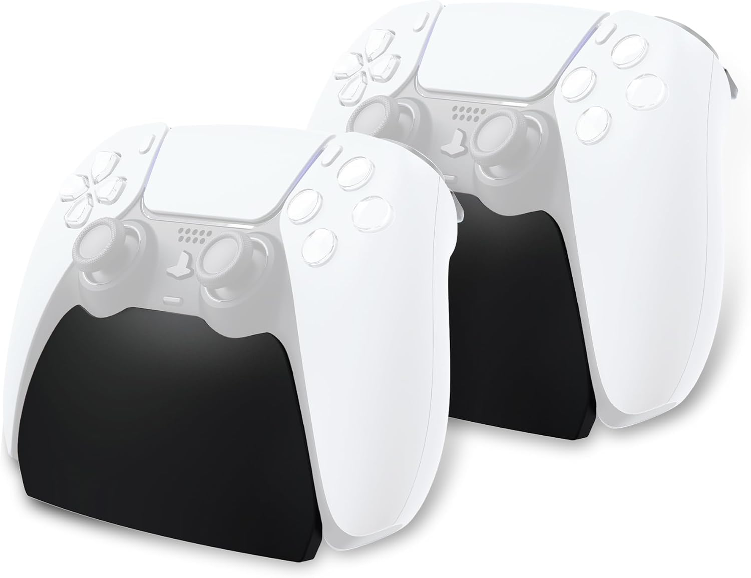 Playvital under Desk Controller Stand for PS5/4 - Mount, Organizer & Display - Black