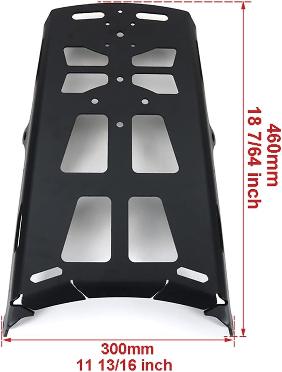 MORREZ Motorcycle Accessories Compatible with XTZ690 XTZ 690 Tenere 700 2020-2021 Rear Support Luggage Holder Rack Cargo Rack Aluminum image number 2