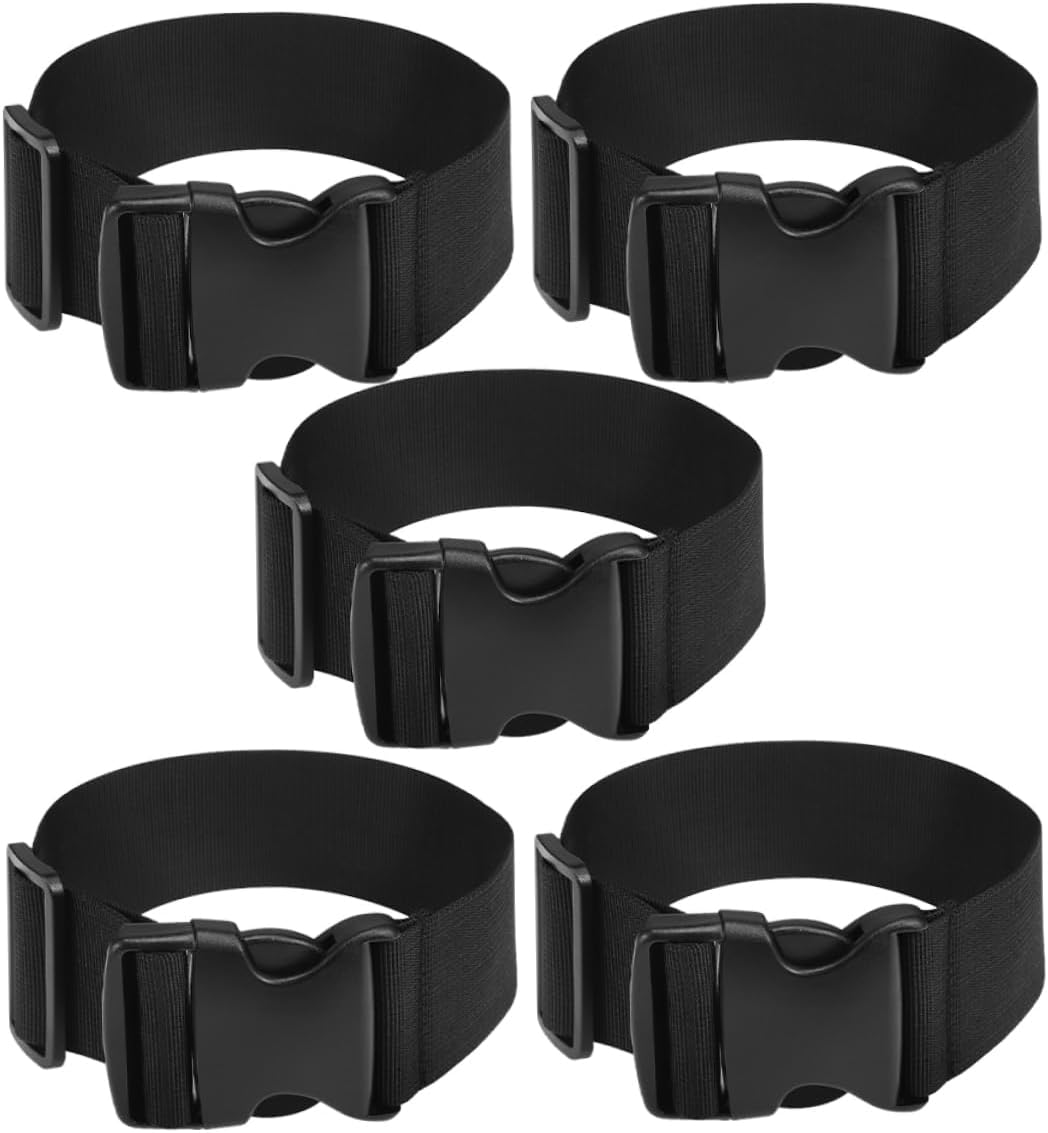 BESTYASH 5Pcs Multifunctional Luggage Nylon Straps for Suitcases Travel Camping Heavy Duty Adjustable image number 5