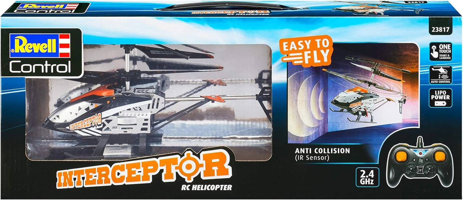 Revell Interceptor 23817 Remote Control Model Helicopter, Multicolor image number 5