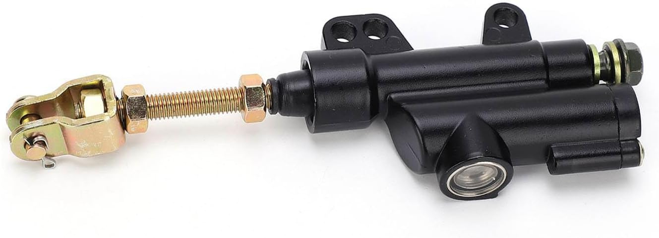Top Grade Folding Rear Brake Cylinder Pump for ATV and Dirt Bike - Excellent Braking Performance Off-Road Riding, Black