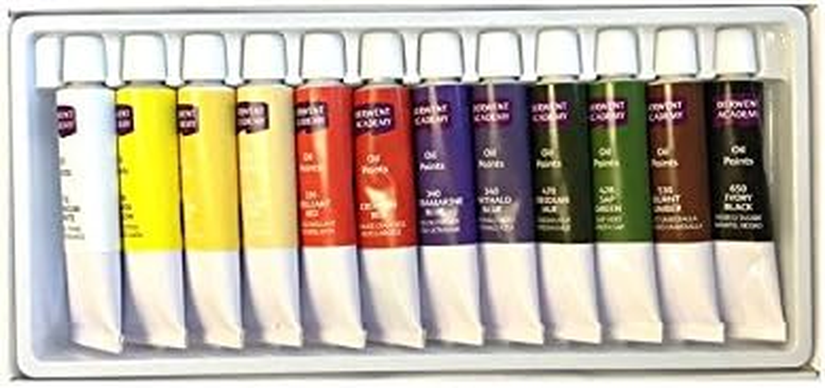 DERWENT(R) R33025 Academy Oil Paints, 12ML 12PK image number 2