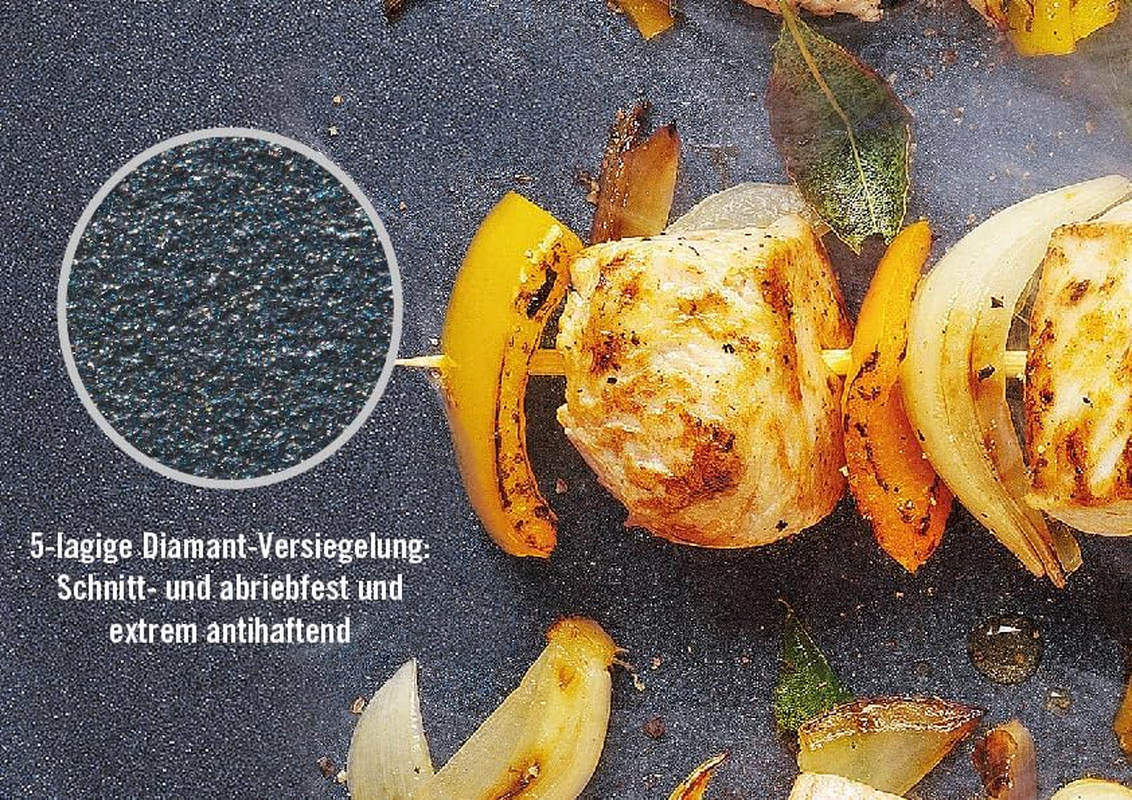 Woll Diamond Lite Detach Handle Induct Square Grill Pan 28Cm image number 4