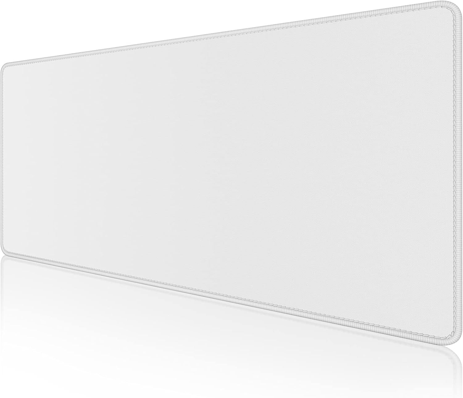 Dapesuom Large Mouse Pad, Extended Gaming Mouse Mat with Stitched Edges, Full Size Desk Mats with Non-Slip Base, Computer Big Desktop Keyboard Pad for Gamer, Laptop, Office, 23.6 X 11.8 In, Space Gray - Apricot Yellow image number 3