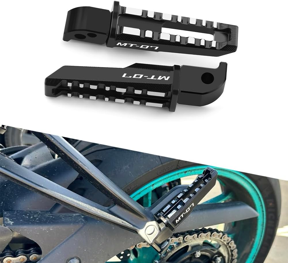 Modeer for Ya.Maha MT07 FZ07 2014-2024 Motorcycle Side Stand Extension Enlarge Plate Pad Mt 07 Fz 07 Accessories Color Black