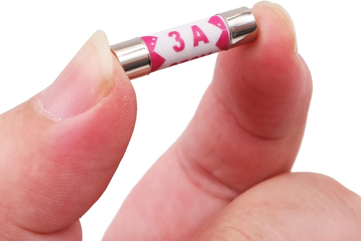 VOANZO 100Pcs Quick Stroke Ceramic Tube Fuse Assorted Kit 240V 1A3A5A10A13A (6.3X25Mm) image number 4