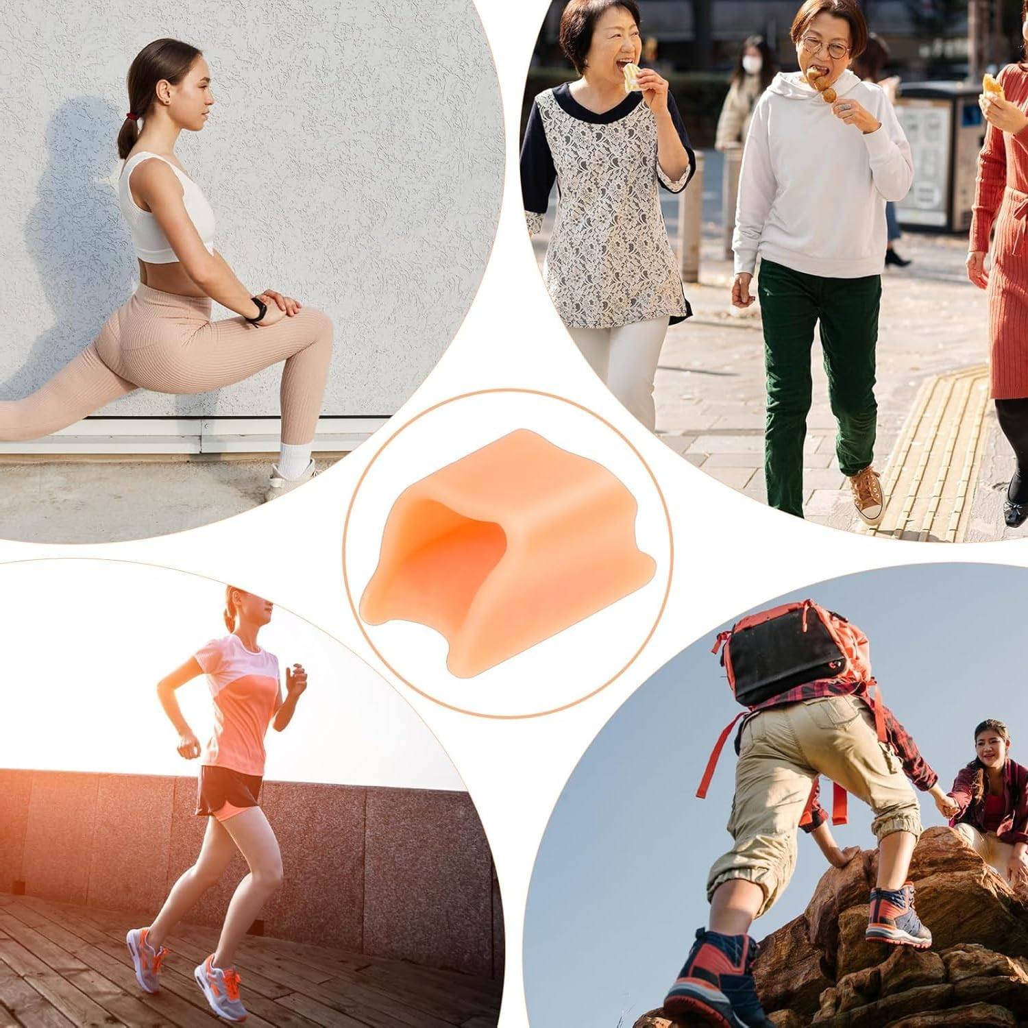 14PCS Hammer Toe Straightener Corrector, Toe Spacers Toe Separators Bunion Corrector Toe Splint for Bunion Claw Crooked Toes Hammertoe Overlapping Toes Foot Pain Relief image number 1