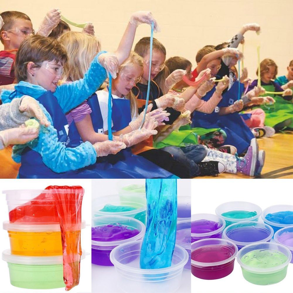 Augshy 40 Pack 2Oz Slime Storage Containers with Lids Foam Ball Storage Containers image number 1