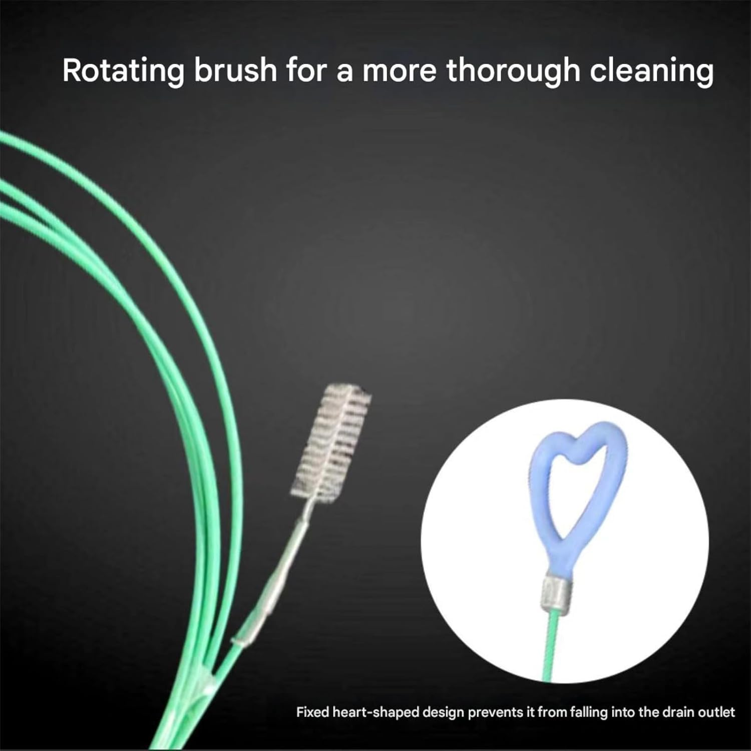 Poemtian Car Sunroof Drain Cleaning Tool, 118 Inch Long Flexible Pipe Cleaning Brush, Extra Long Car Cleaning Drain Cleaner, Suitable for Car Sunroofs and Windshield Wipers image number 2