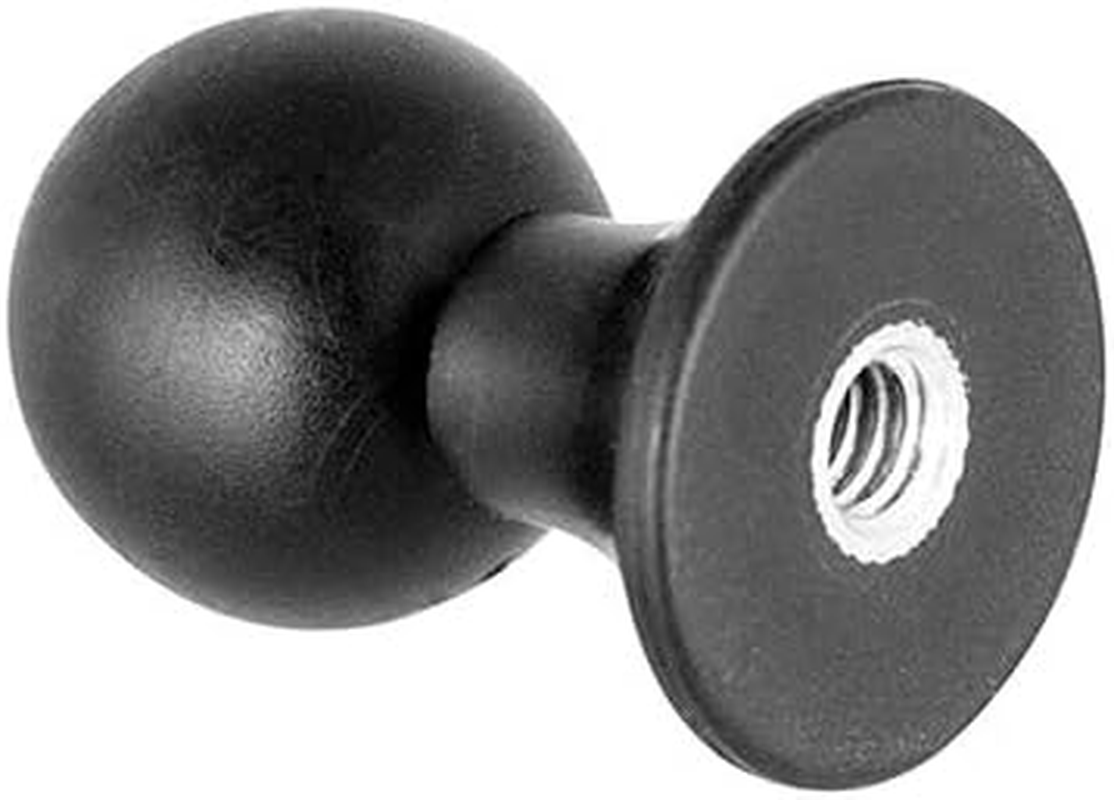 ARKON Mounts Female Camera 1/4"-20 Threaded Pattern to 22Mm Ball Adapter | Designed for Tripods & Shafts | Industrial-Standard Camera Pattern | Reinforced Composite Construction | SP142022MM image number 1