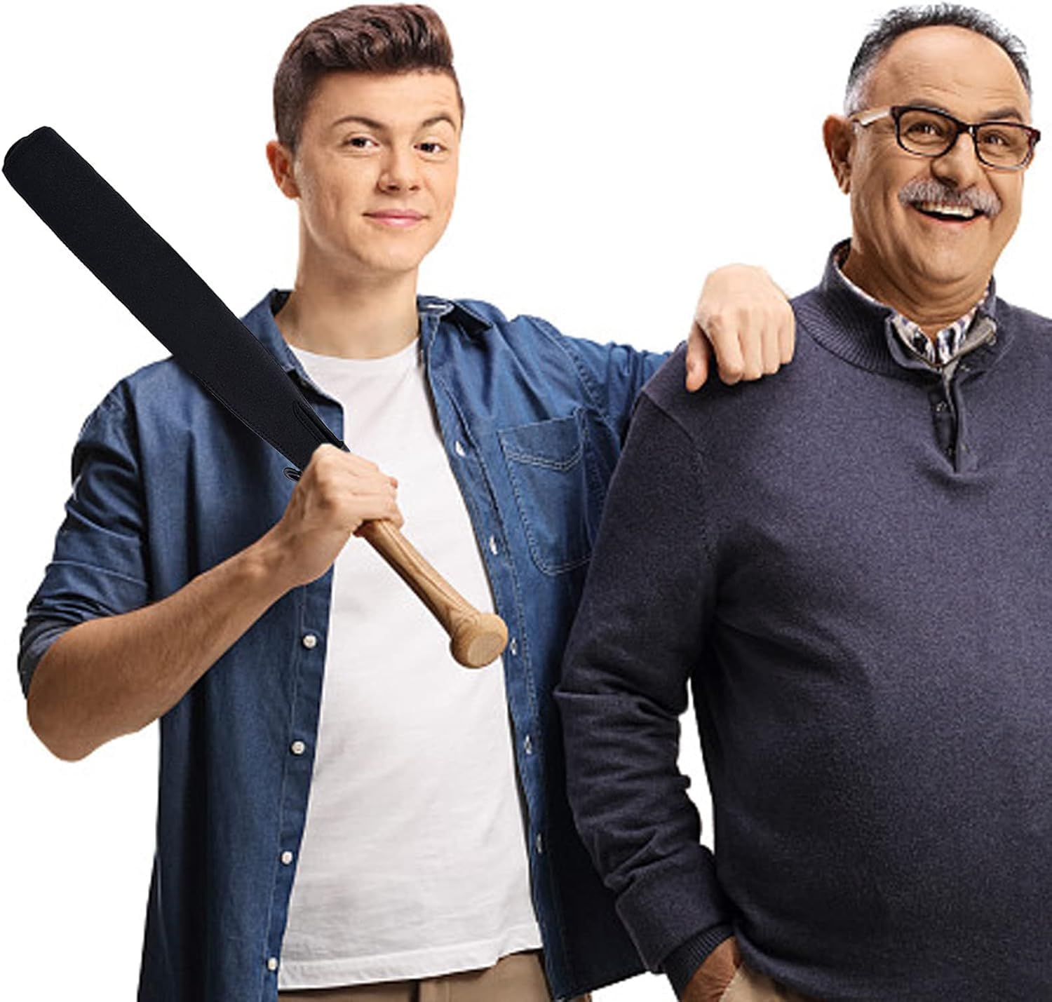 2 Pcs Baseball & Softball Bat Sleeve Warmers Thermal Protector Cover for Composite Bats, Reduces Vibration, Enhances Grip - Training & Cold Weather Batting Accessories image number 5