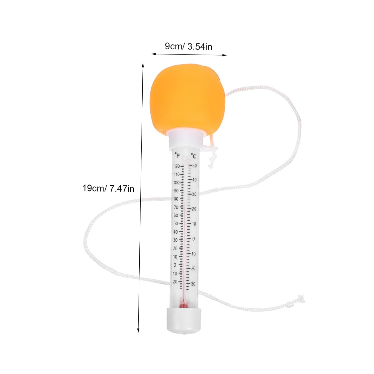 Floating Pool Thermometer Easy Read Water Temperature Gauge for Swimming Pools Hot Tubs Bath Accessories Accurate Measurement image number 2