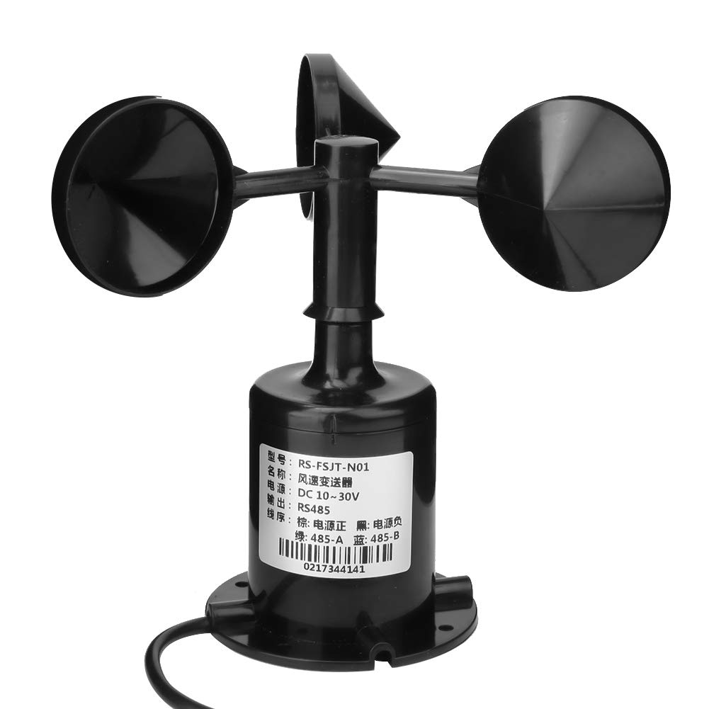 Fafeicy Wind Speed Sensor Transmitter 485 DC High Accuracy Anemometer 10~30V DC for Meteorological Monitoring Stations image number 5