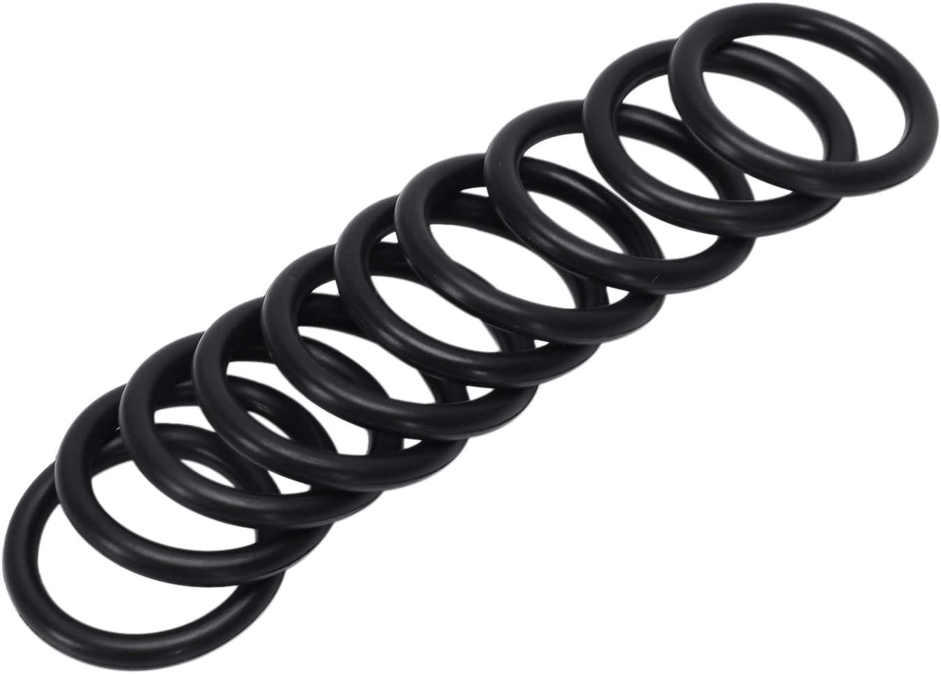 Domoi 10 Pieces 32Mm OD 25Mm Inner Od. Black Nitrile Rubber O Ring Oil Seal Ring image number 5