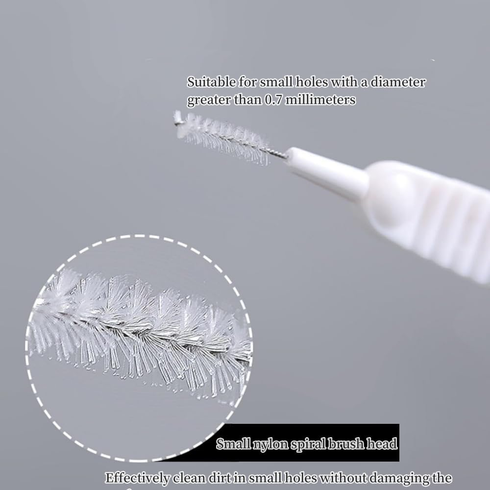 DACUAN 30 Pcs Anti-Clogging Shower Hole Cleaning Brush, Multifunctional Shower Head Small Cleaning Brush, Suitable for Phones, Window Slots image number 4