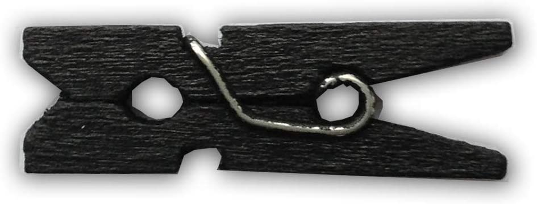 LWR CRAFTS Wooden Mini Clothespins 15 Colors 100 per Pack 1" 2.5Cm (Natural)