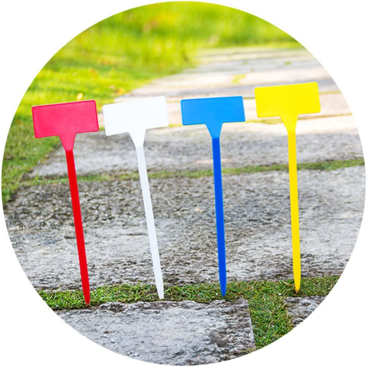 Gogogmee 10Pcs Plant Labels Nursery Garden Tags Markers Garden Insert Tag Re-Usable Plant Labels for Outdoor Product And