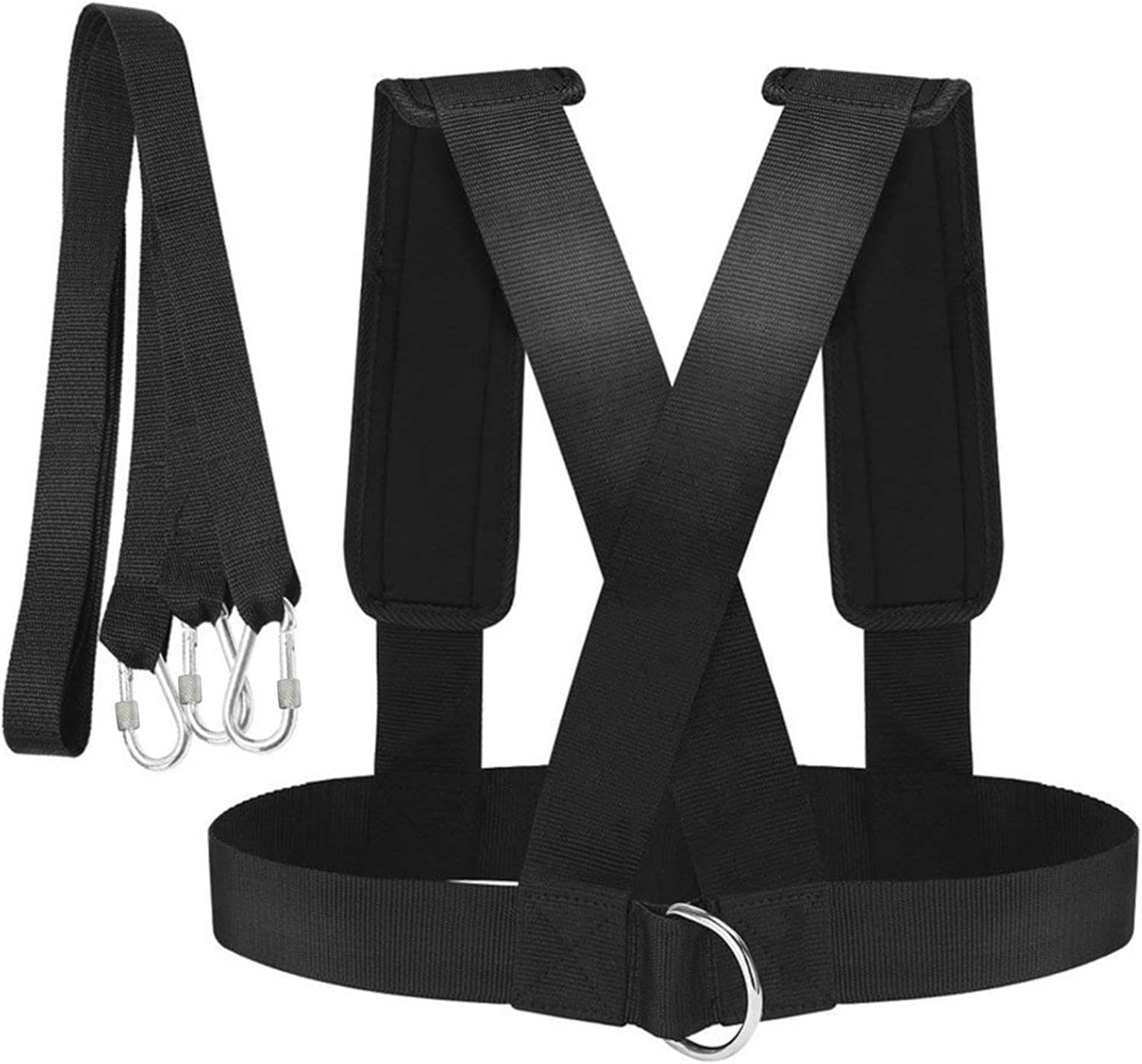 Sled Training Harness &ndash; Professional Resistance Pulling Gear, Athletic Strength Equipment | Adjustable Weight Sprint Strap, Strength Conditioning Belt, Fitness Exercise Accessory for Speed Performance image number 5