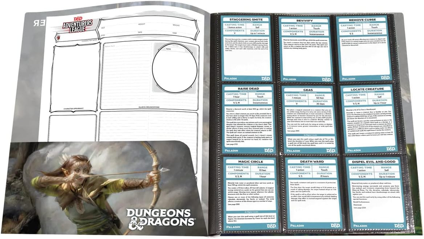 Ultra Pro Paladin Class Folio with Stickers for Dungeons & Dragons) image number 2