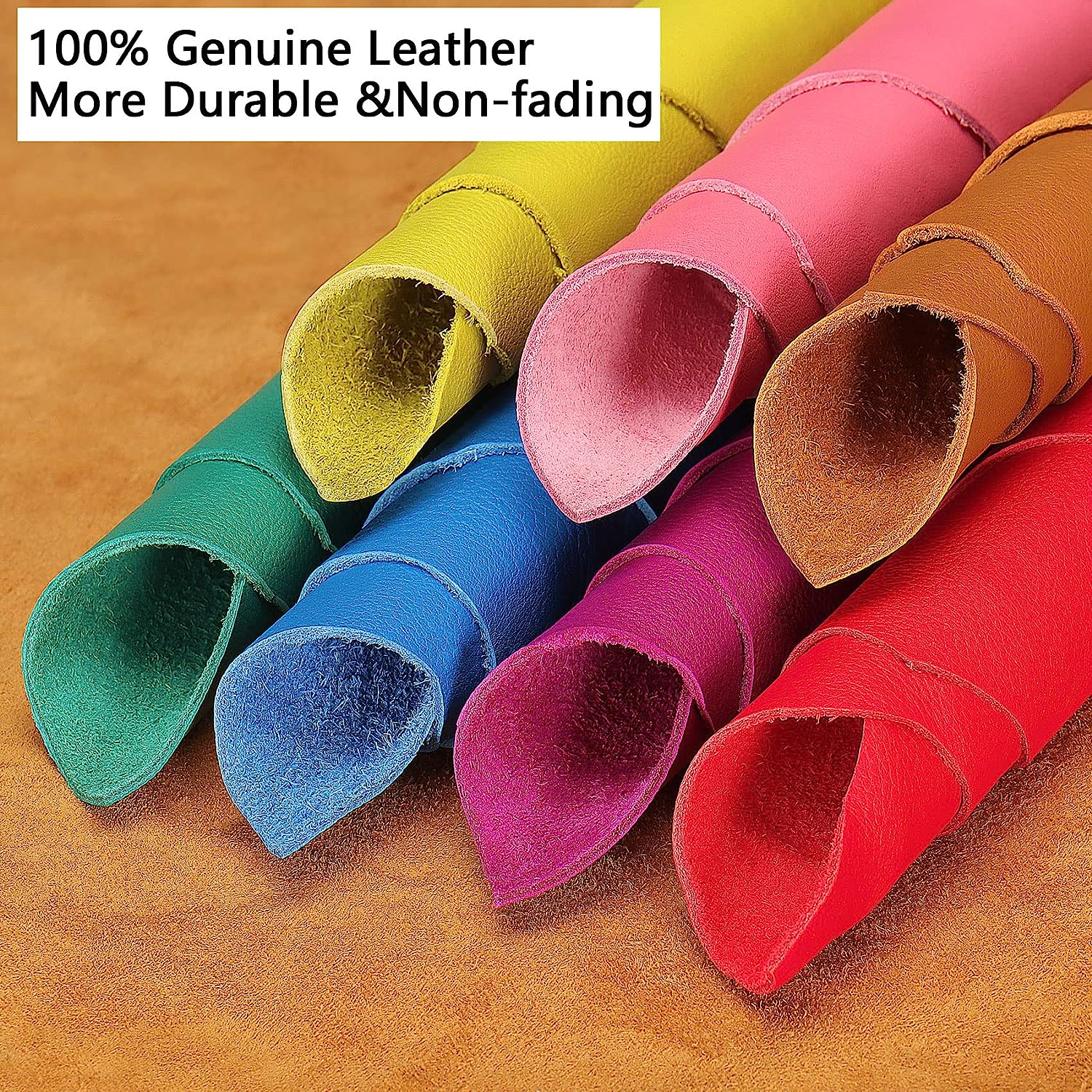 2 Packs Sunglass Holder for Car Sun Visor Car Accessories, Genuine Leather Car Sunglass Holder, Glasses Clip for Cars SUV (Blue) image number 3