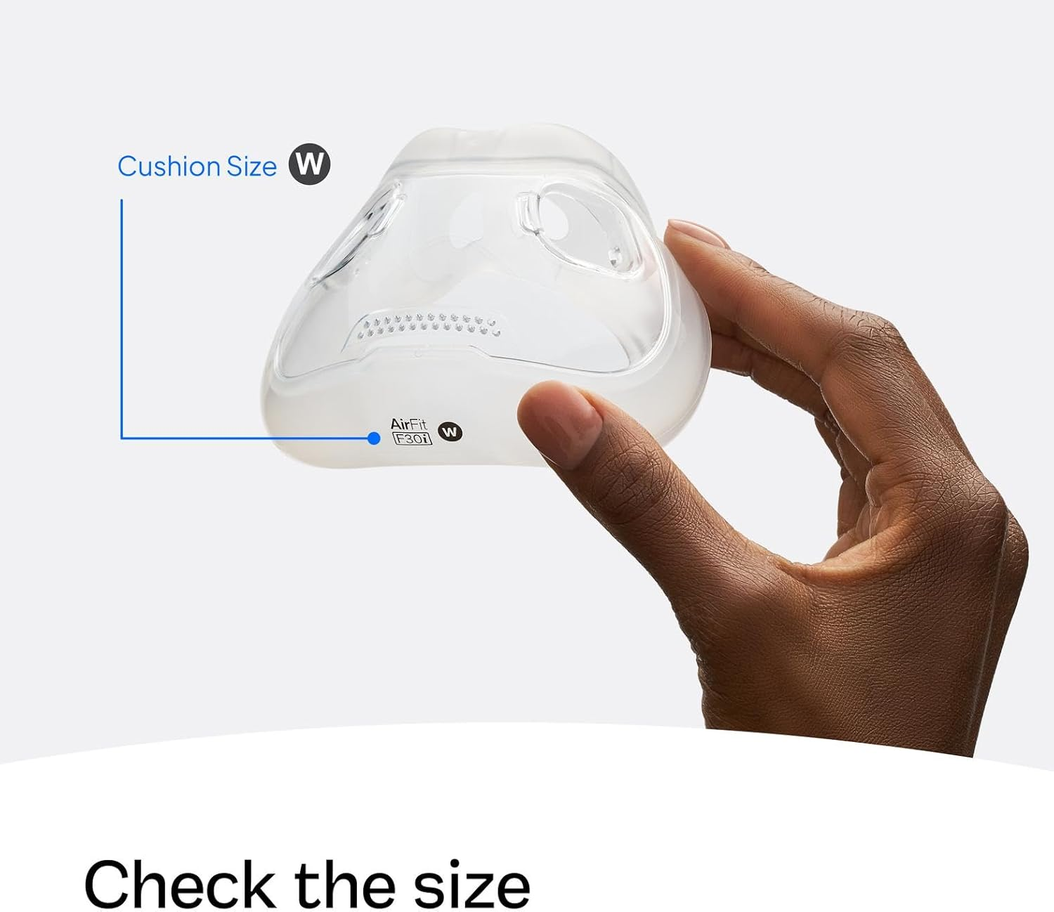 Resmed Airfit F30I Cushion - Wide image number 5