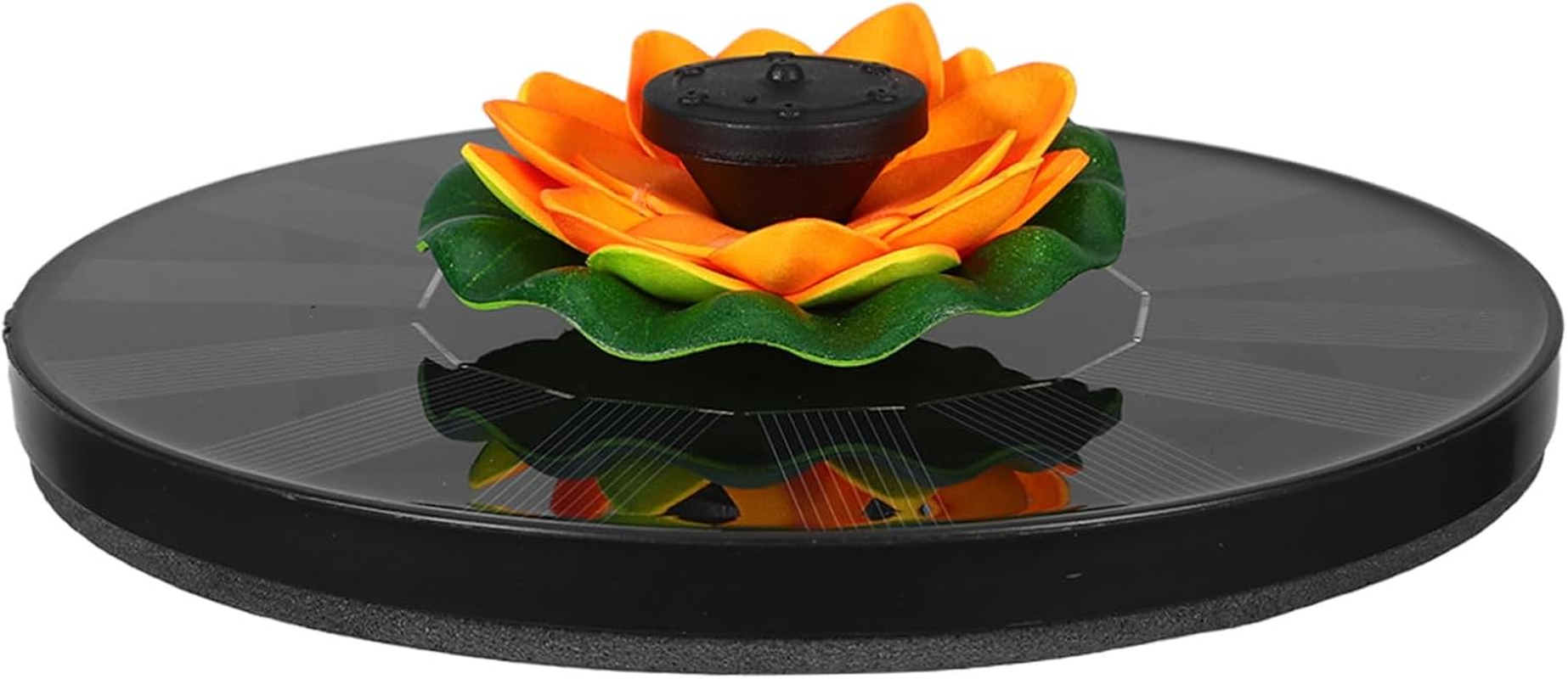 Gatuida Solar Powered Lotus Floating Fountain Solar Fountain Pump for Bird Bath Garden Pool Outdoor Water Feature Easy Installation image number 1