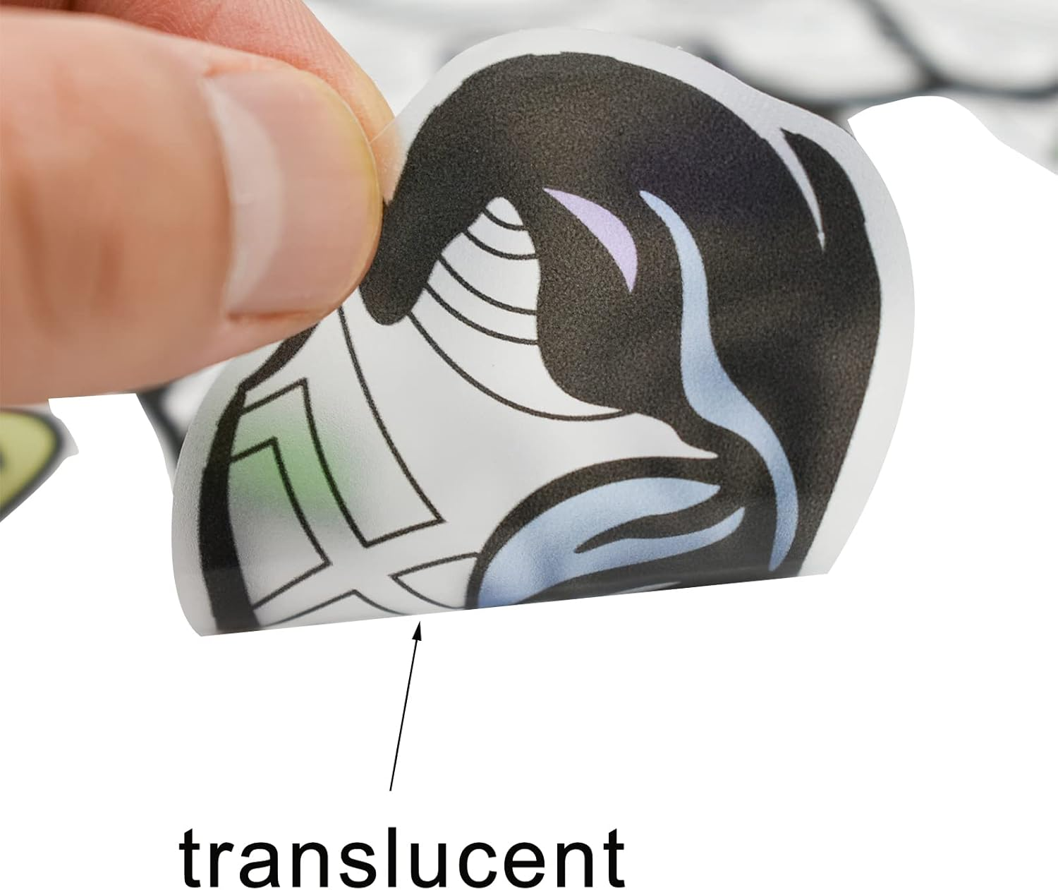 Pinenjoy Colorful Horse Wall Decal Mandala Flower Leaf Wall Sticker 23X15Inch Removable Vinyl Wall Decoration for Bedroom Living Room TV Sofa Backborad image number 4