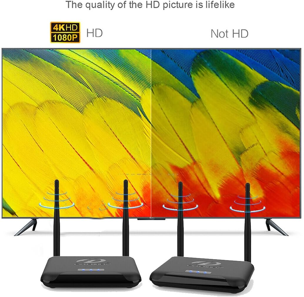 Wireless HDMI Transmitter & Receiver 4K@30Hz HD image number 2
