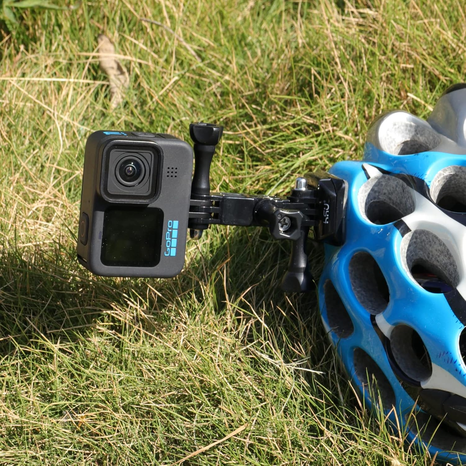 HSU Adjust Arm Straight Joints Mount, Long and Short Same Direction Straight Joints Mount for Gopro Hero 11 10 9 8 7 6 5 4 3 3+ 2 1, AKASO Campark and Other Action Cameras image number 6