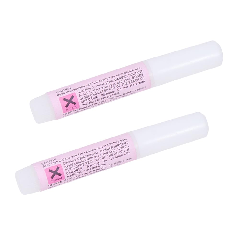 Biudeco 50Pcs Mini Nail Glue 2G Strong Adhesion Nail Bond Glue for Press on Art Tips Manicure Salon Home Use image number 5