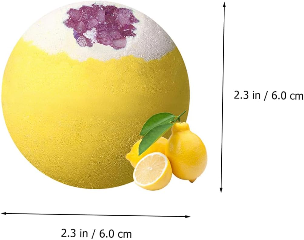PLAFOPE 6Pcs Two Tone Shower Creative Balls Relaxing Bath Salt for Home Travel Spa Women With image number 4