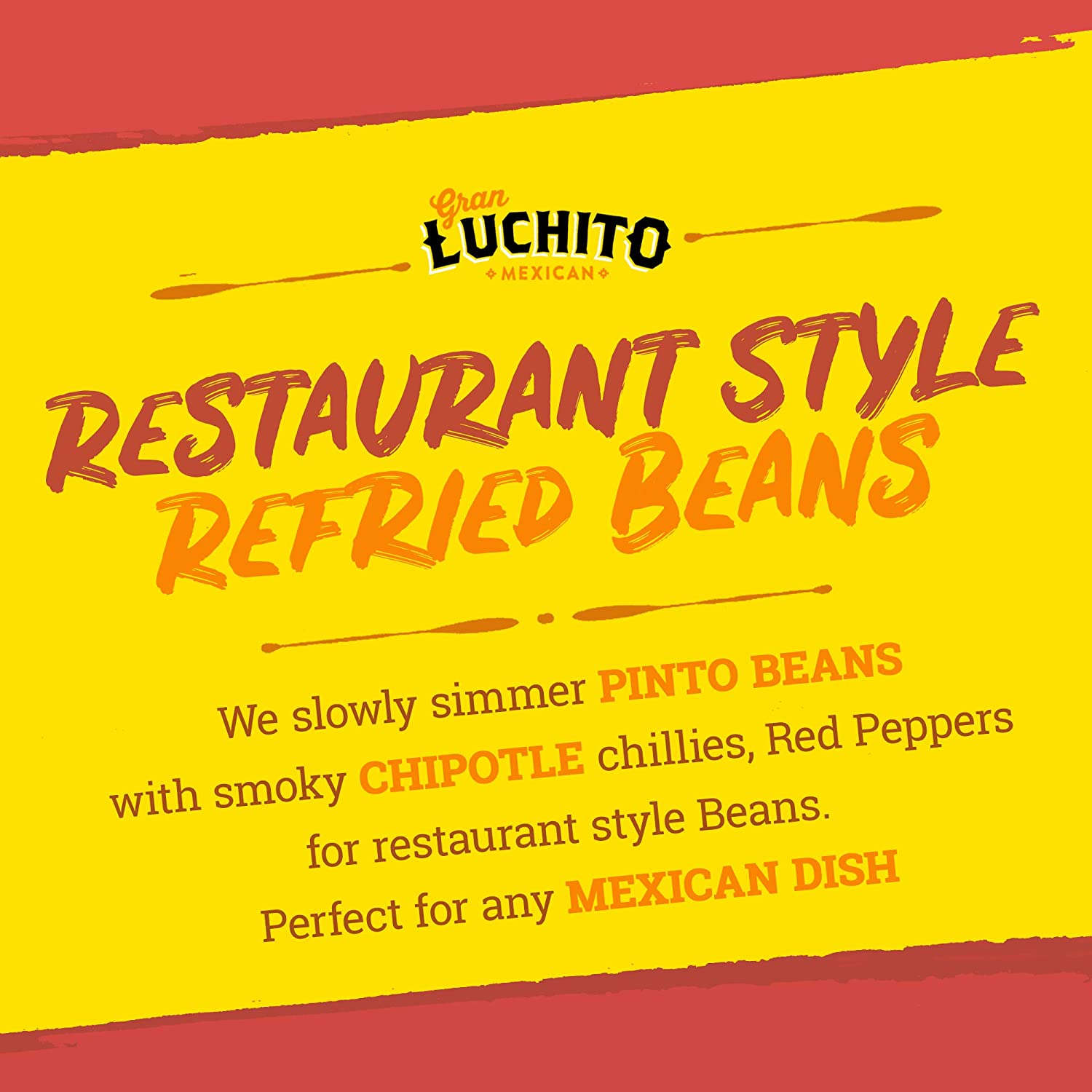 Gran Luchito Gran Luchito Refried Beans with Smoky Chipotle, 430 G (97187) image number 5